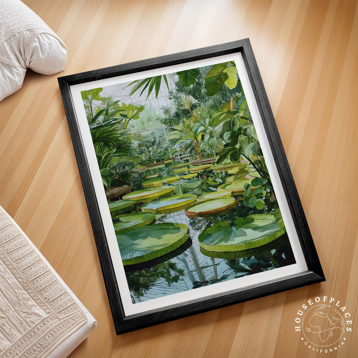 Royal Botanic Gardens Kew London travel poster – view 2