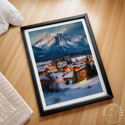 Seefeld travel poster – view 2
