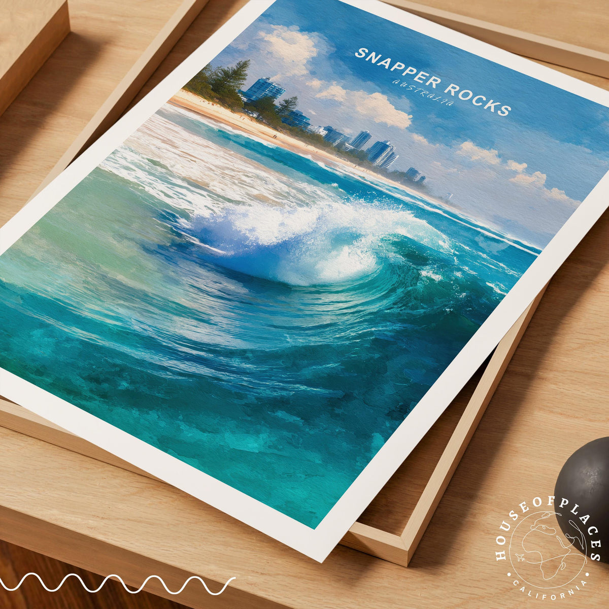 Snapper Rocks travel poster – view 7