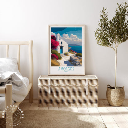 Amorgos travel poster – view 3