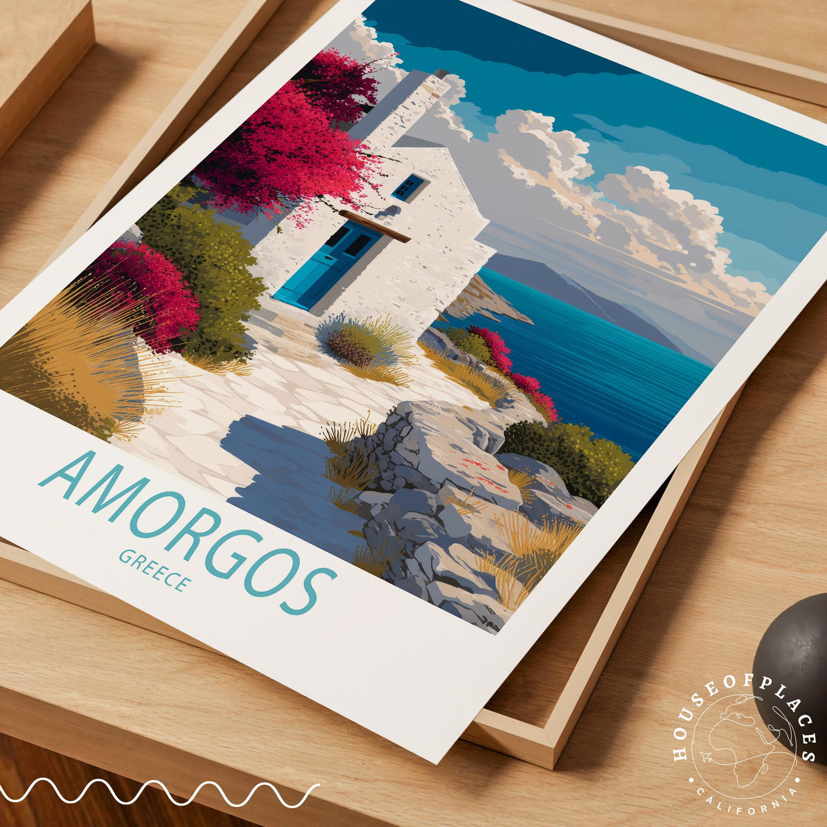 Amorgos travel poster – view 7