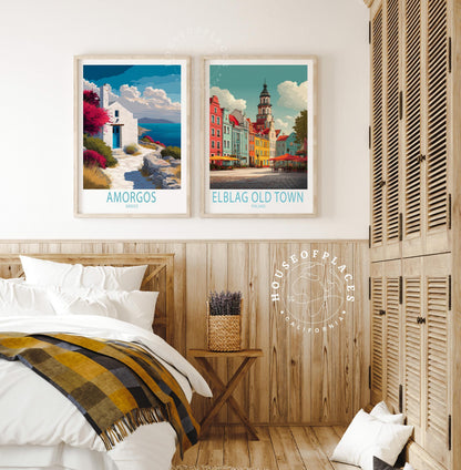 Amorgos travel poster – view 9
