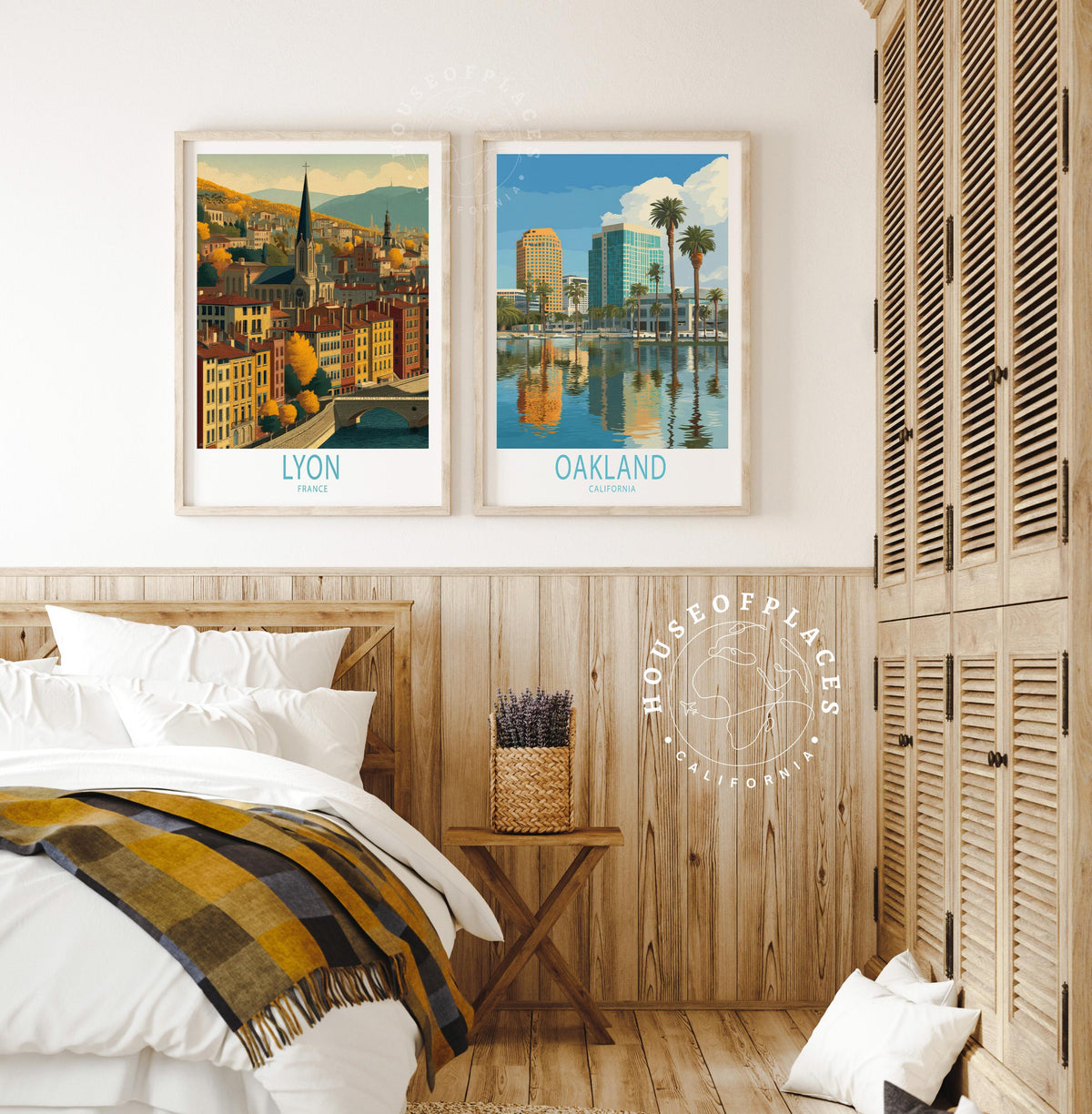 Oakland California Waterfront travel poster – view 9