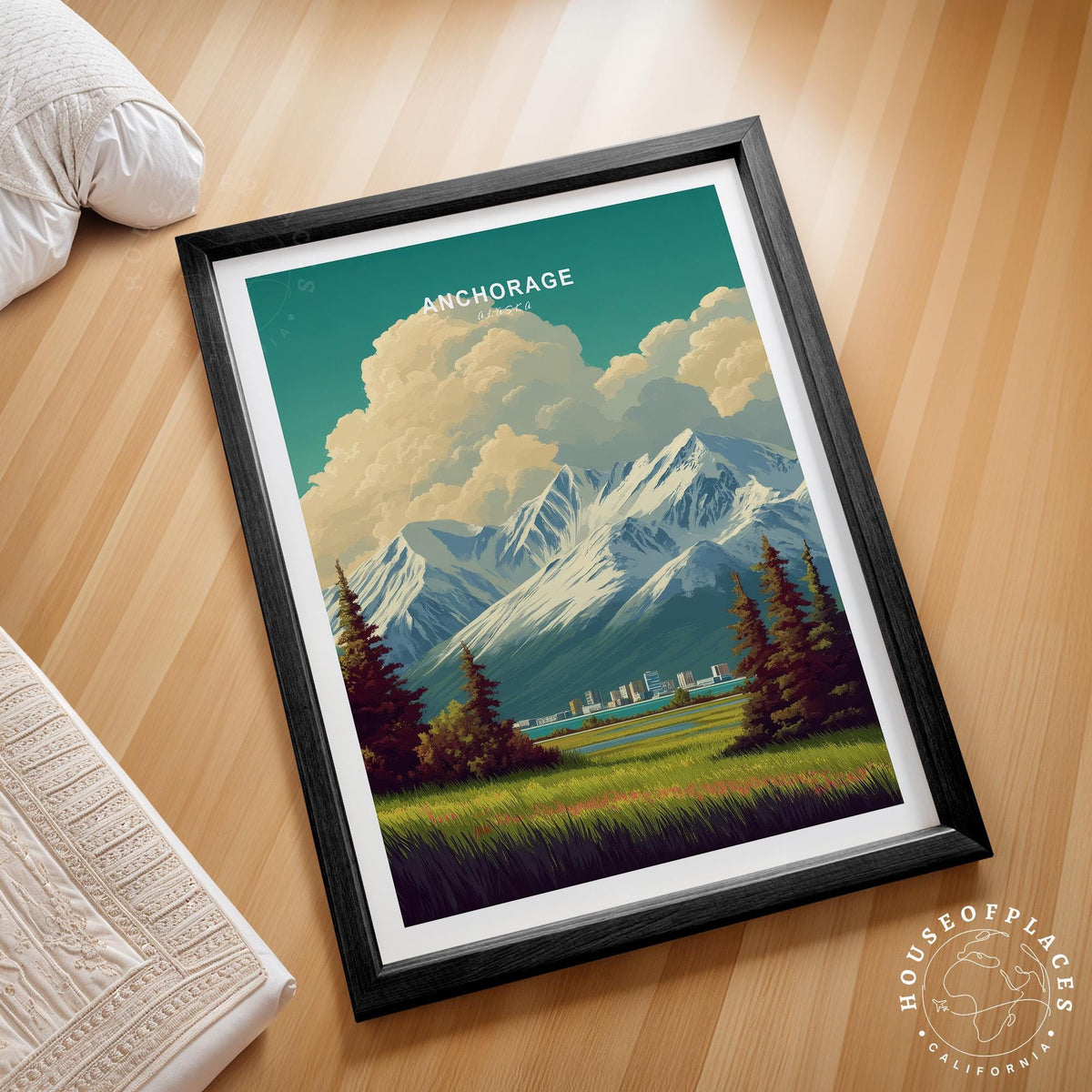Anchorage travel poster – view 2