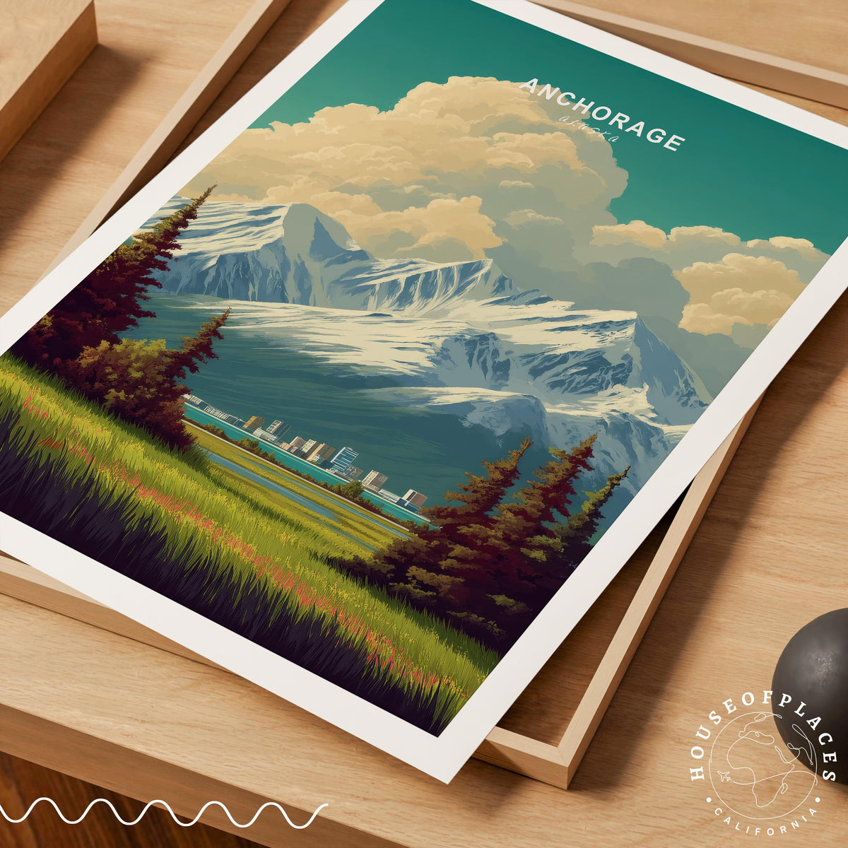 Anchorage travel poster – view 7