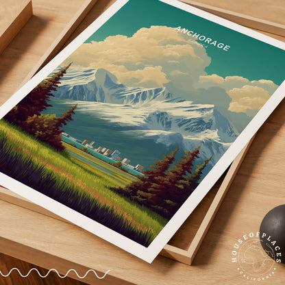 Anchorage travel poster – view 7