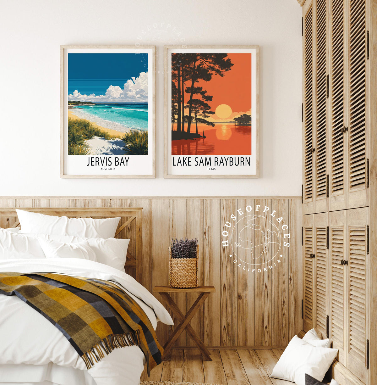 Lake Sam Rayburn travel poster – view 9