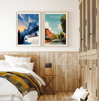 Switzerland Winter Peaks travel poster – view 9