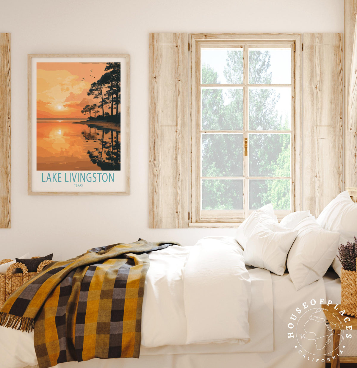 Texas Lake Livingston travel poster – view 6