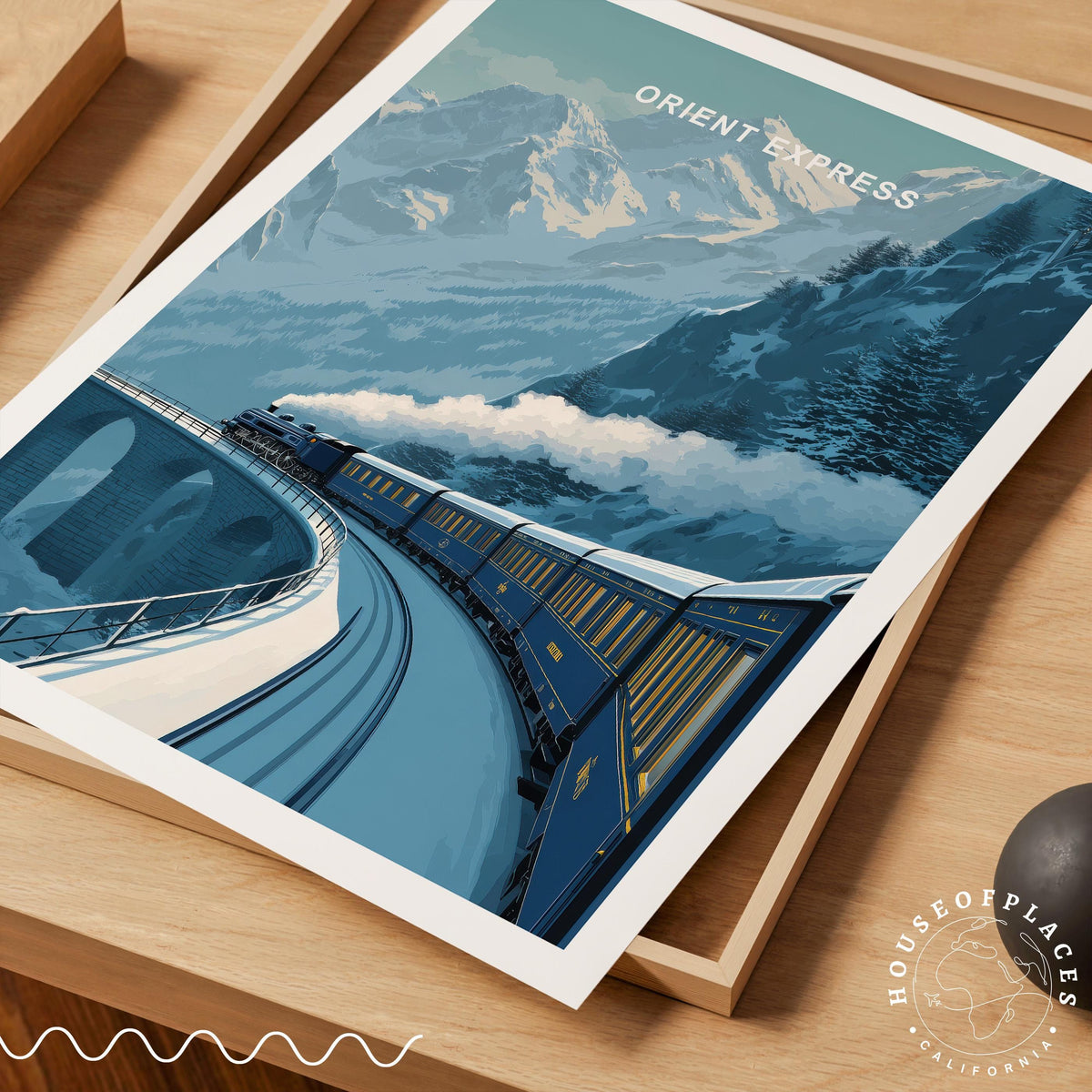 Orient Express Europe travel poster – view 7