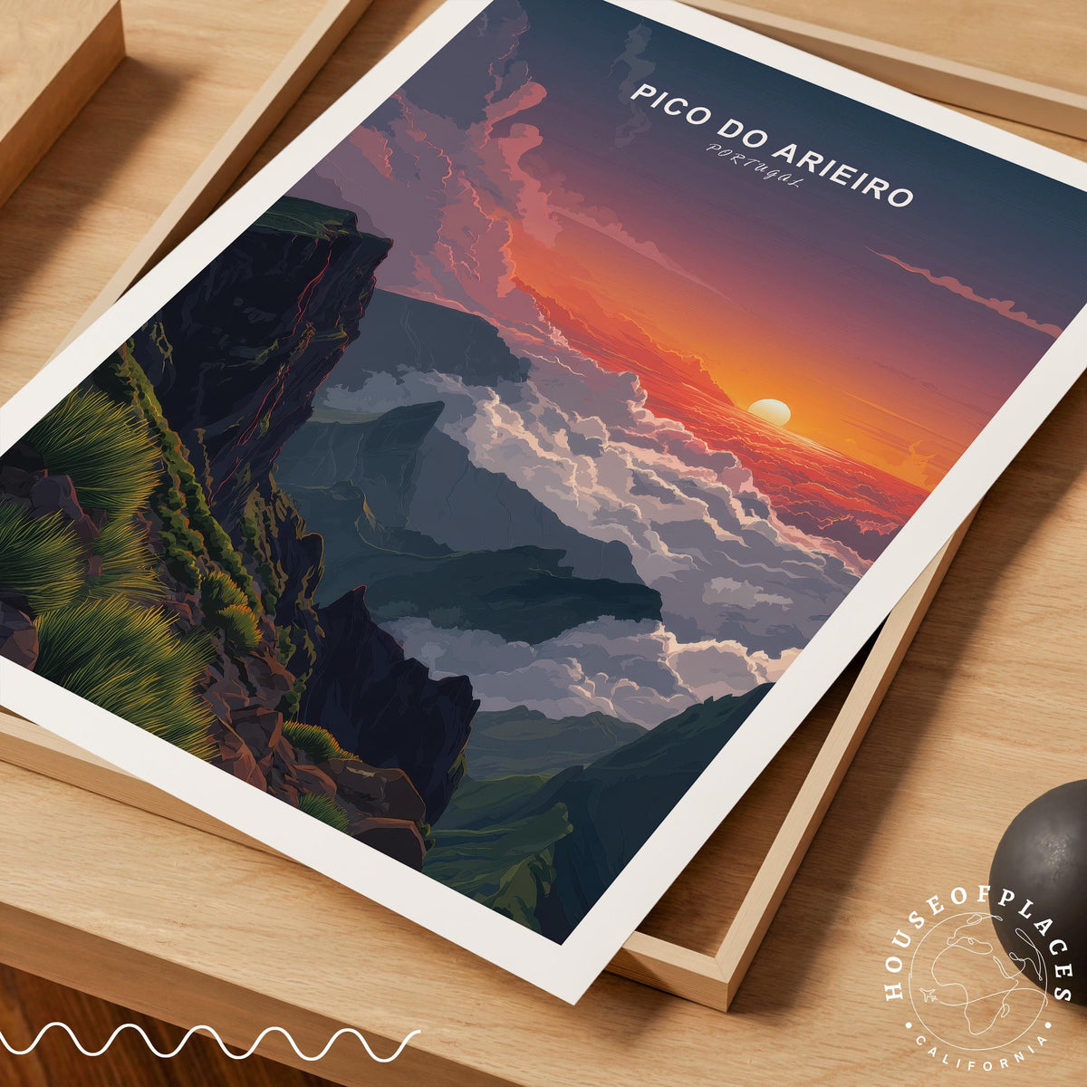 Pico Do Arieiro travel poster – view 7