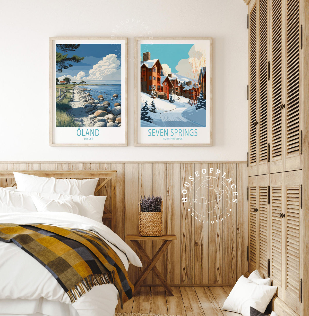 Seven Springs Winter Village travel poster – view 9