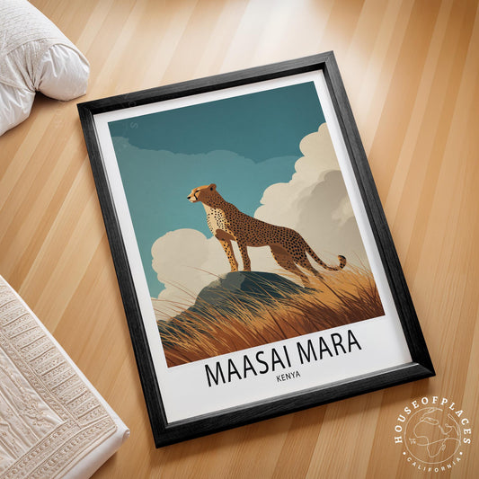 Maasai Mara travel poster – view 2