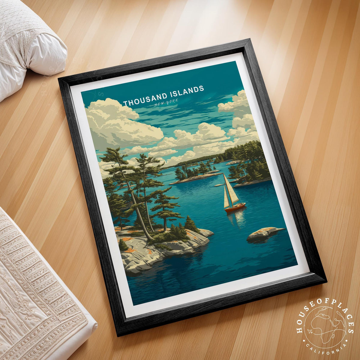 Thousand Islands travel poster – view 2