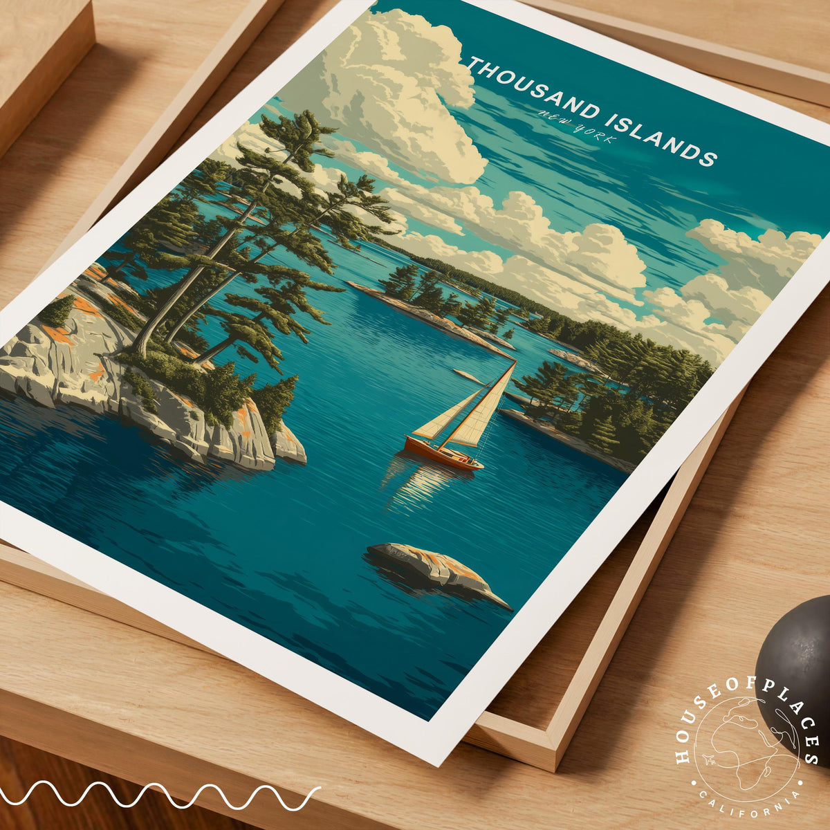Thousand Islands travel poster – view 7