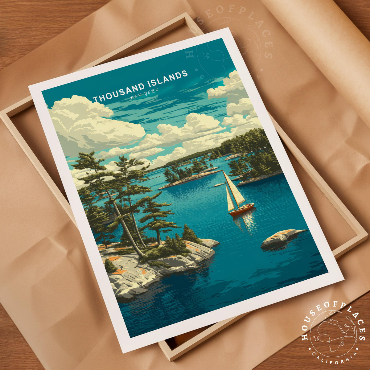 Thousand Islands travel poster – view 4
