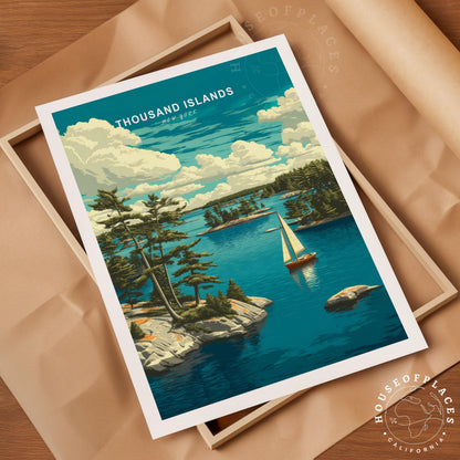 Thousand Islands travel poster – view 4