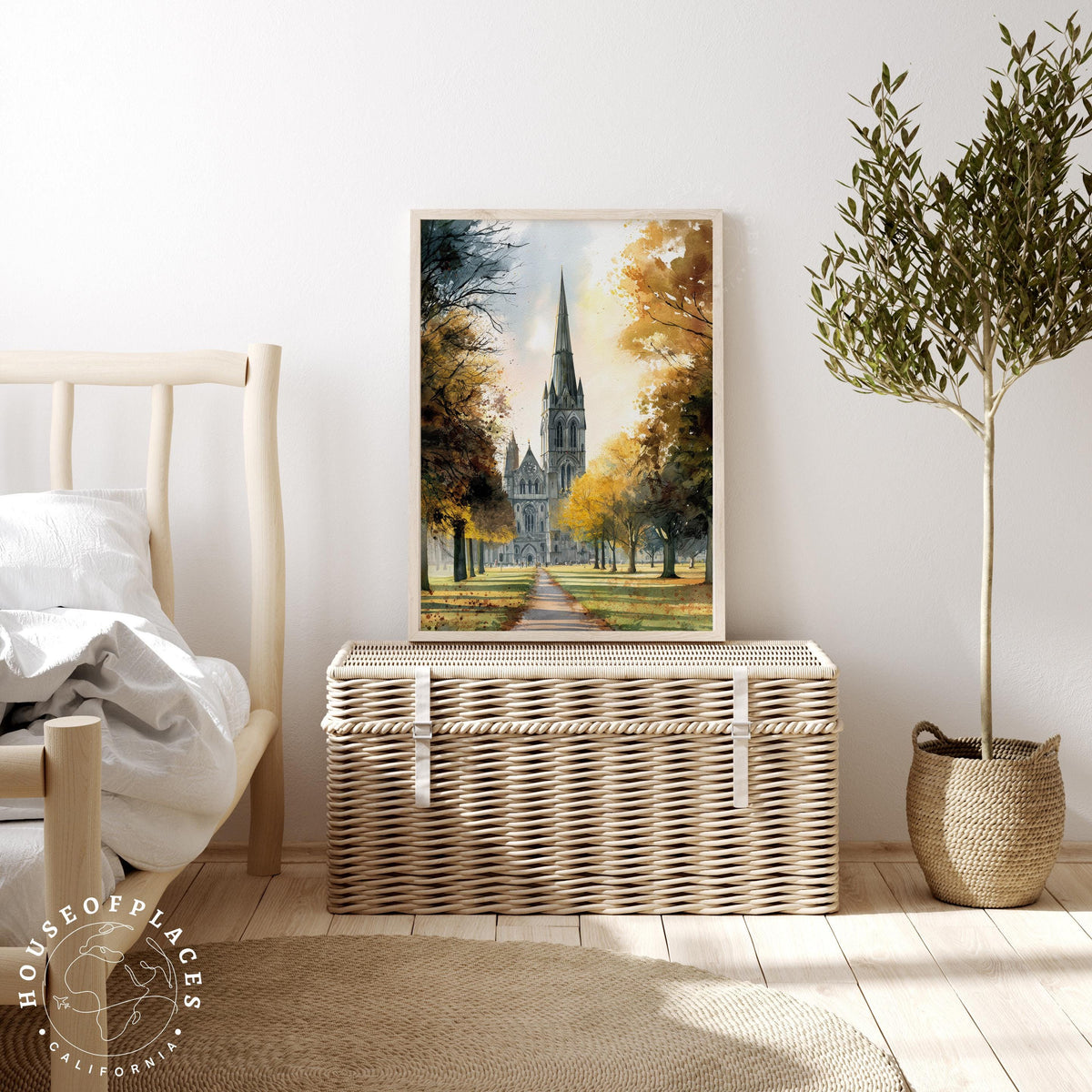 Salisbury Cathedral travel poster – view 3