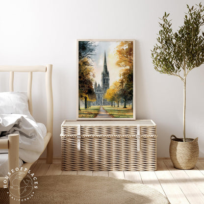 Salisbury Cathedral travel poster – view 3