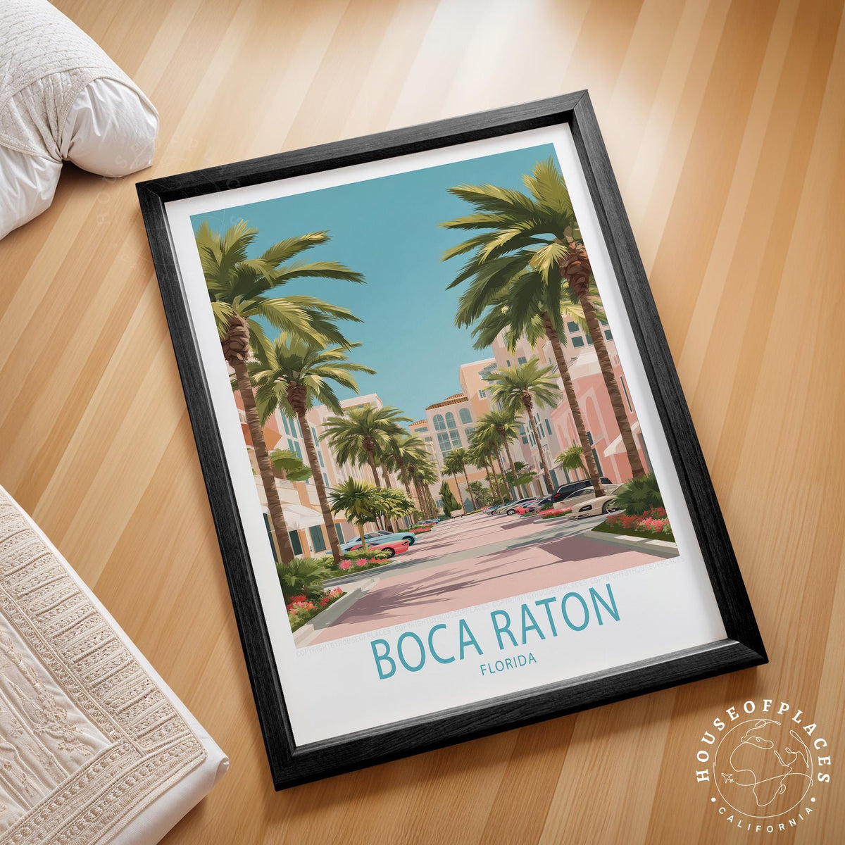Boca Raton travel poster – view 2