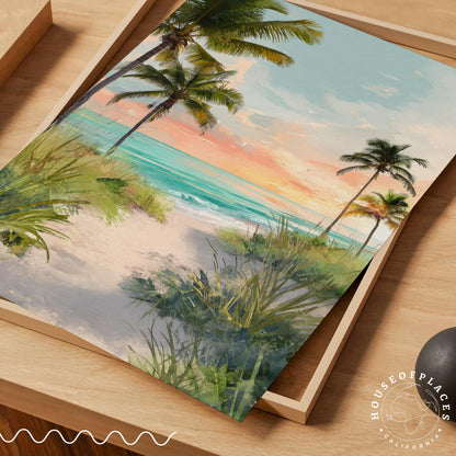 Sarasota Florida Beach travel poster – view 7