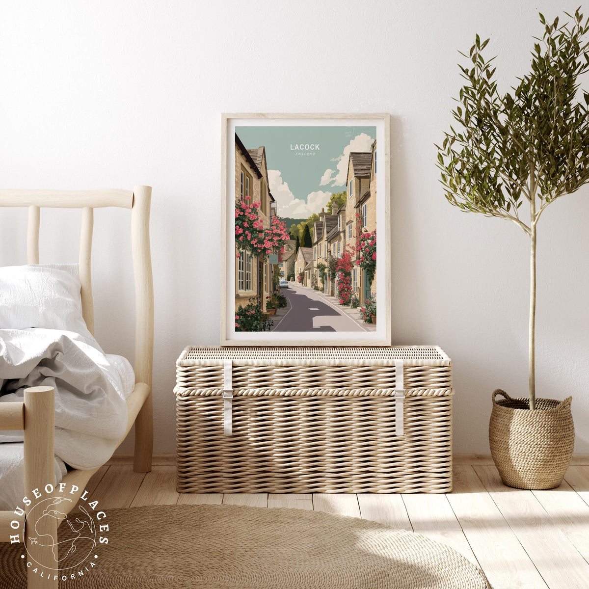 Lacock Village travel poster – view 3