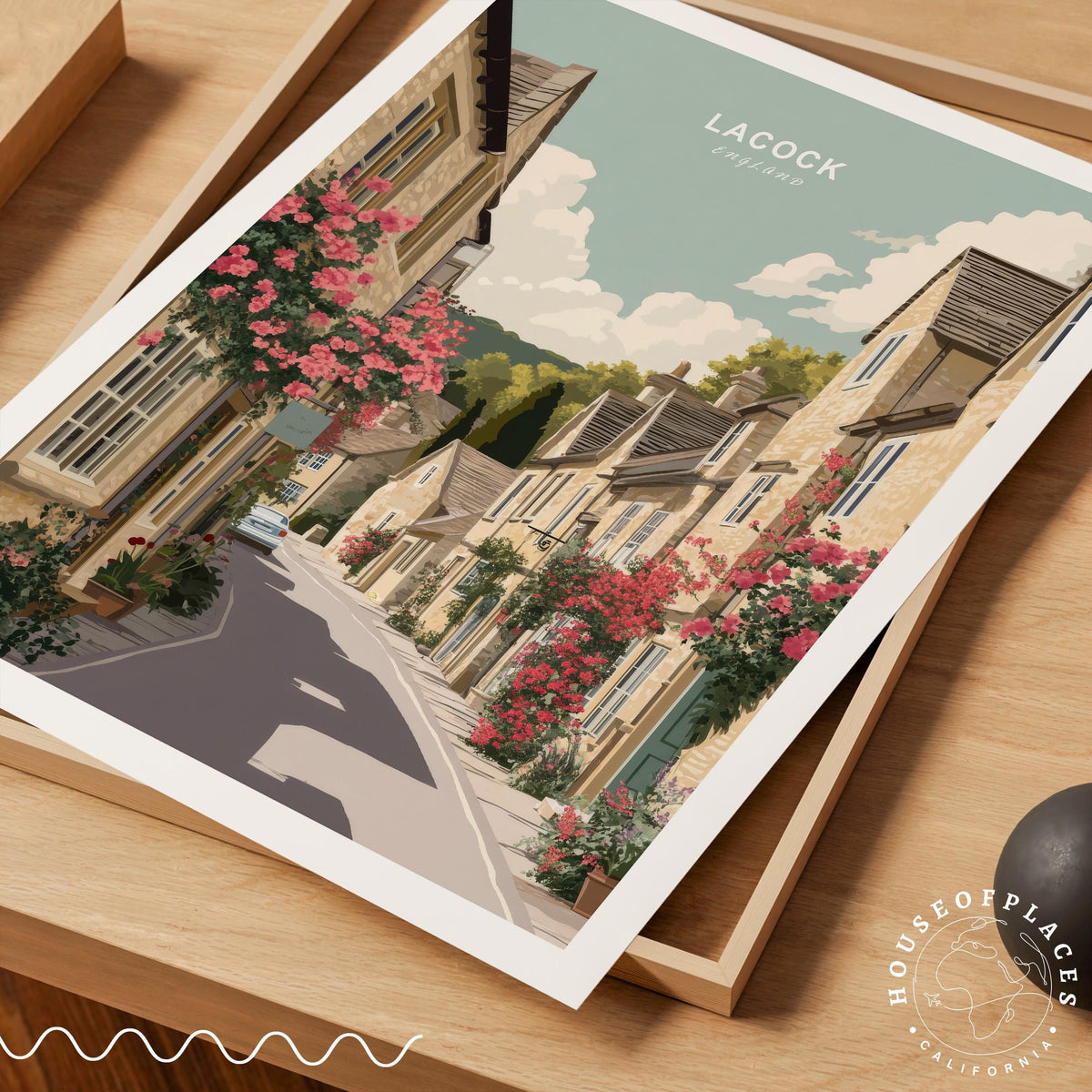 Lacock Village travel poster – view 7