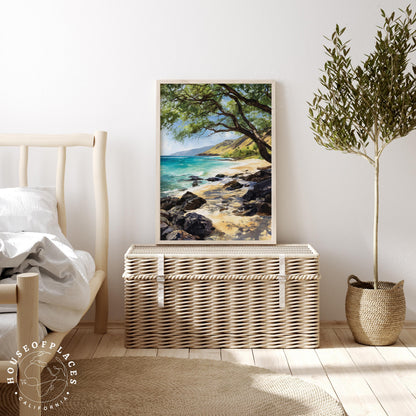 Hulopoe Valley travel poster – view 3