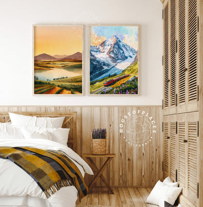 Jungfrau Region travel poster – view 9