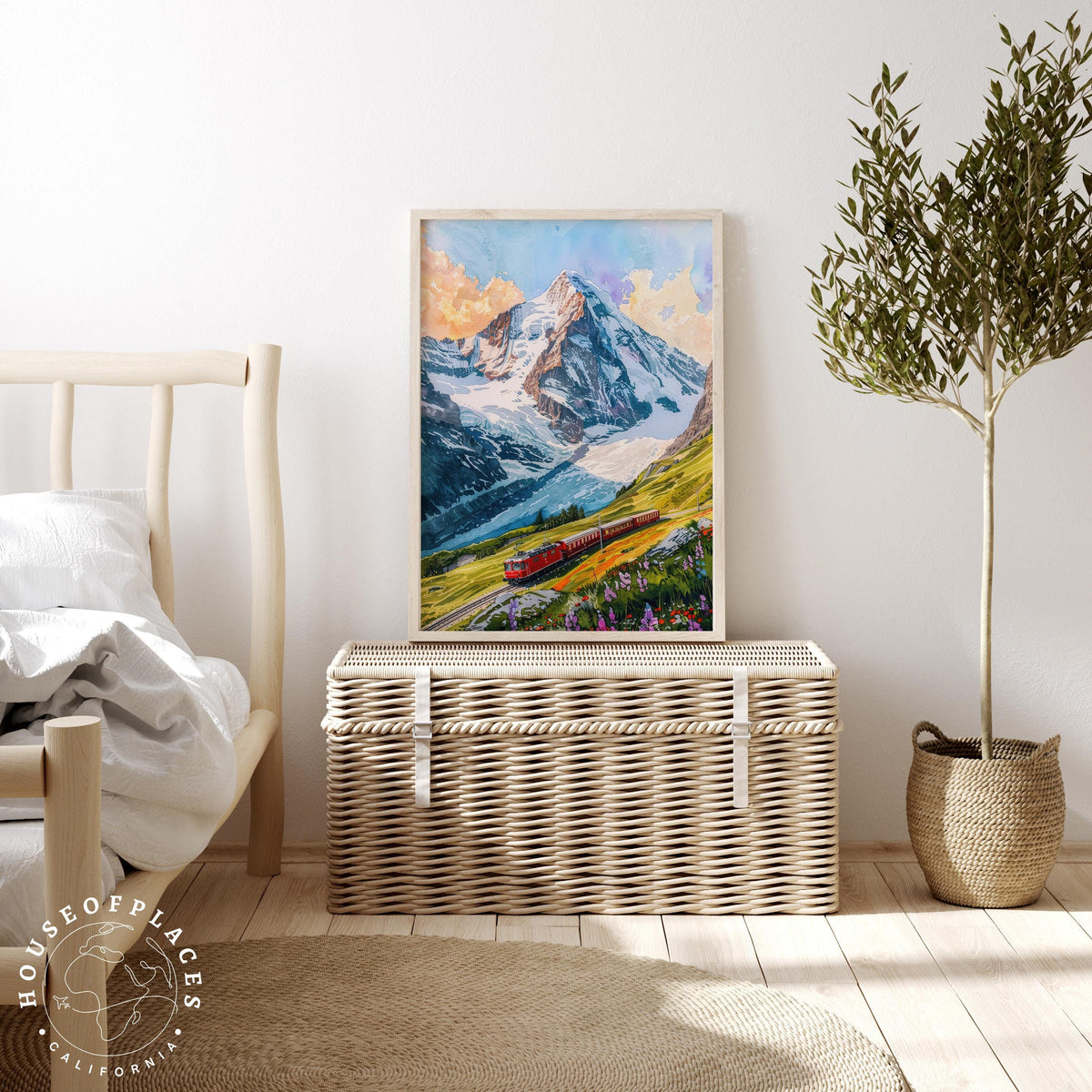 Jungfrau Region travel poster – view 3