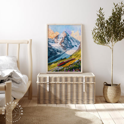 Jungfrau Region travel poster – view 3