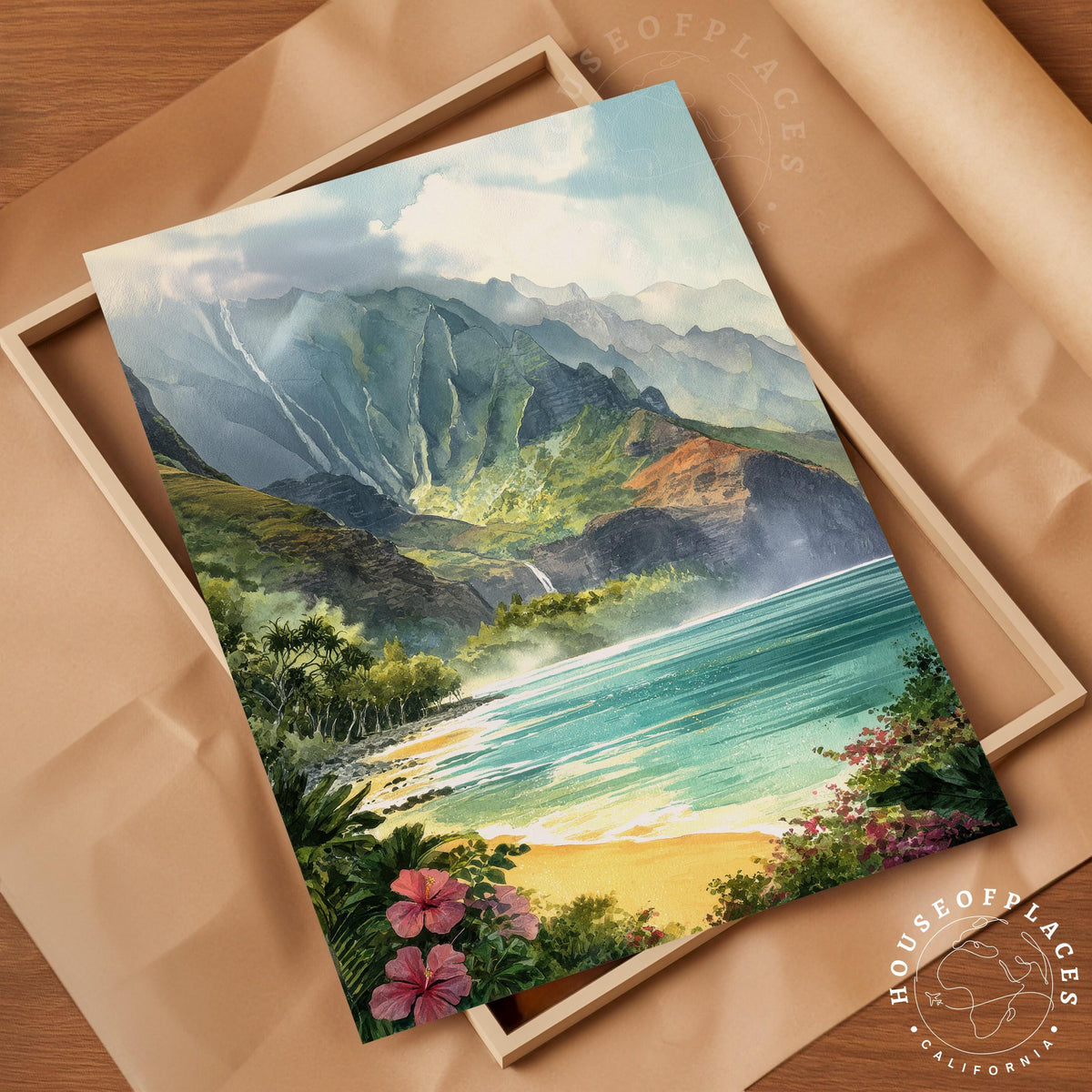 Kauai travel poster – view 4
