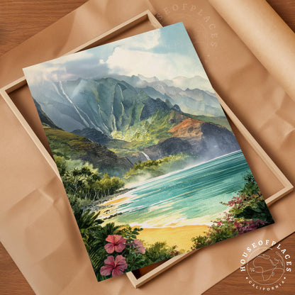 Kauai travel poster – view 4