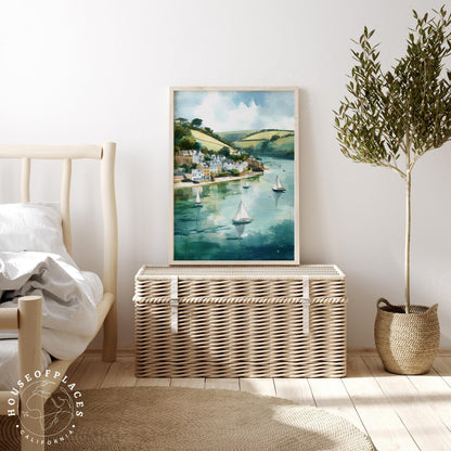 Salcombe travel poster – view 3