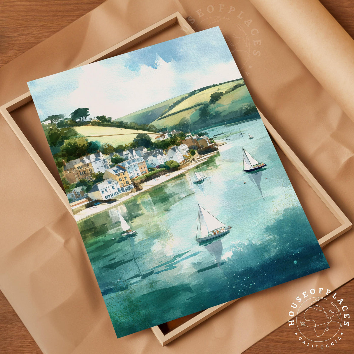 Salcombe travel poster – view 4