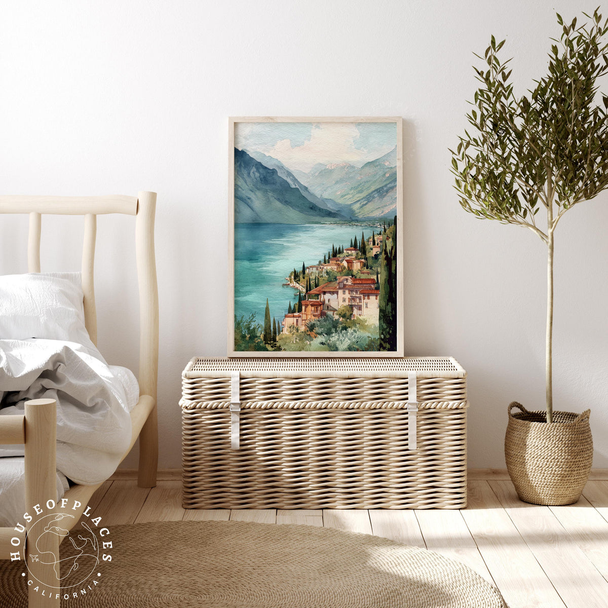 Lake Garda travel poster – view 3