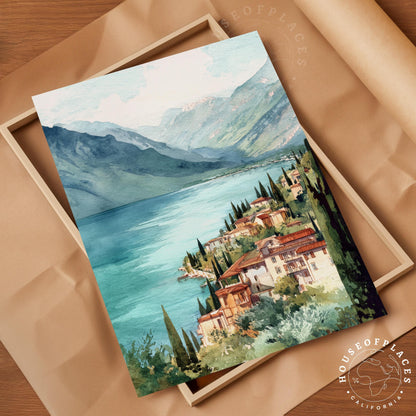 Lake Garda travel poster – view 4