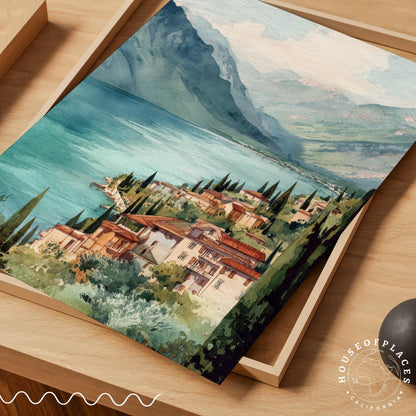 Lake Garda travel poster – view 7