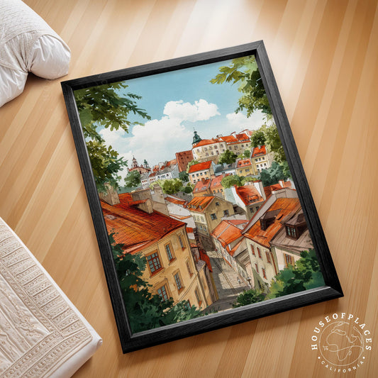 Lublin travel poster – view 2
