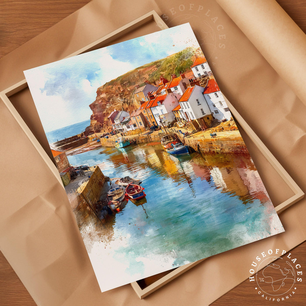 Staithes North travel poster – view 4