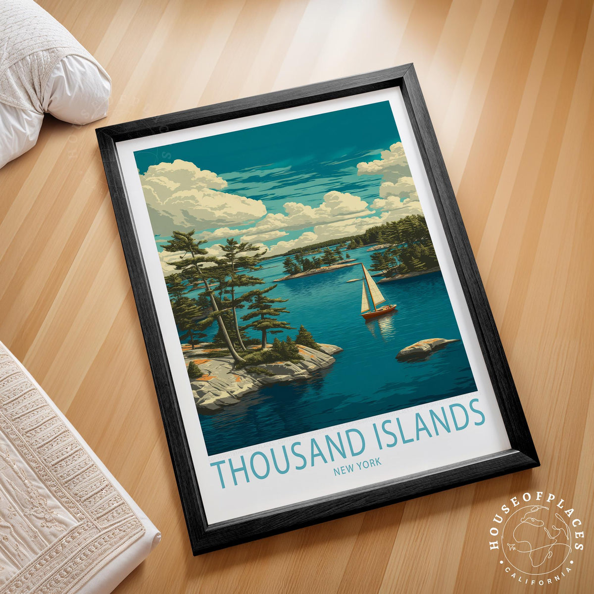 Thousand Islands travel poster – view 2