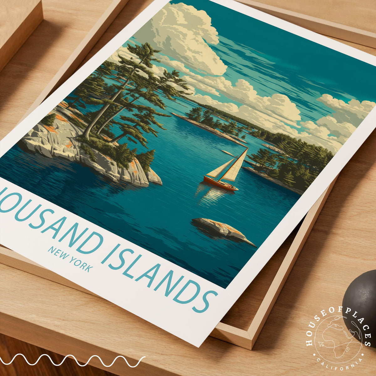 Thousand Islands travel poster – view 7