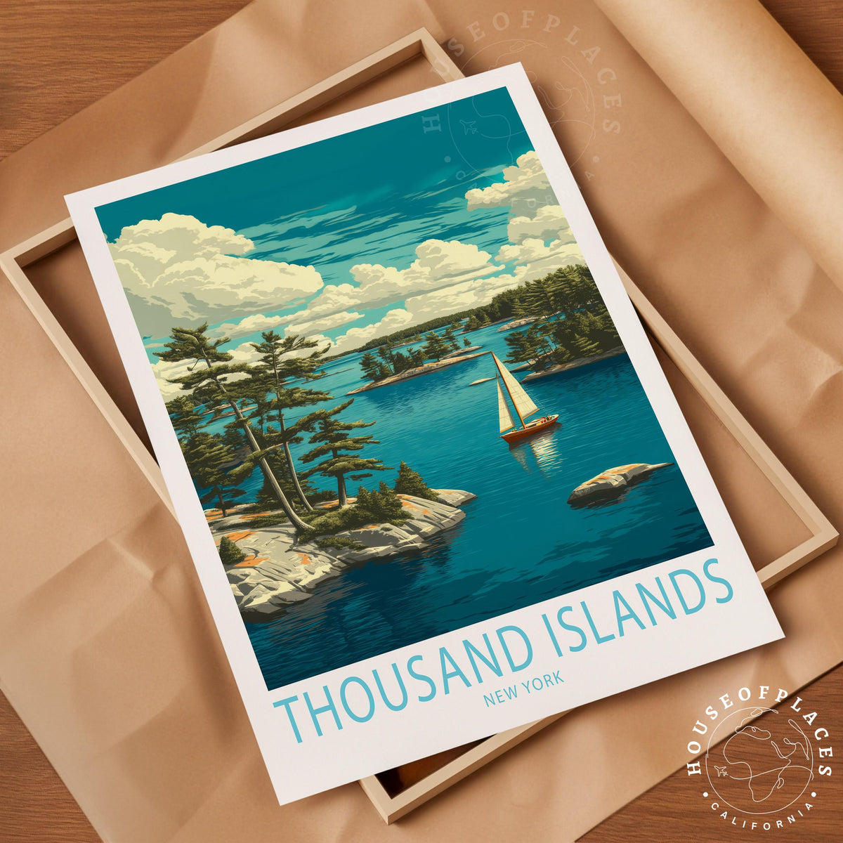 Thousand Islands travel poster – view 4