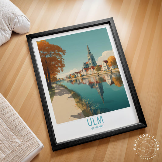 Ulm travel poster – view 2