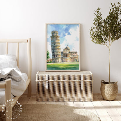 Pisa travel poster – view 3