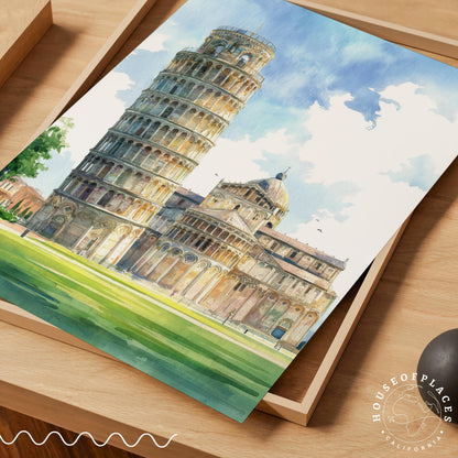 Pisa travel poster – view 7