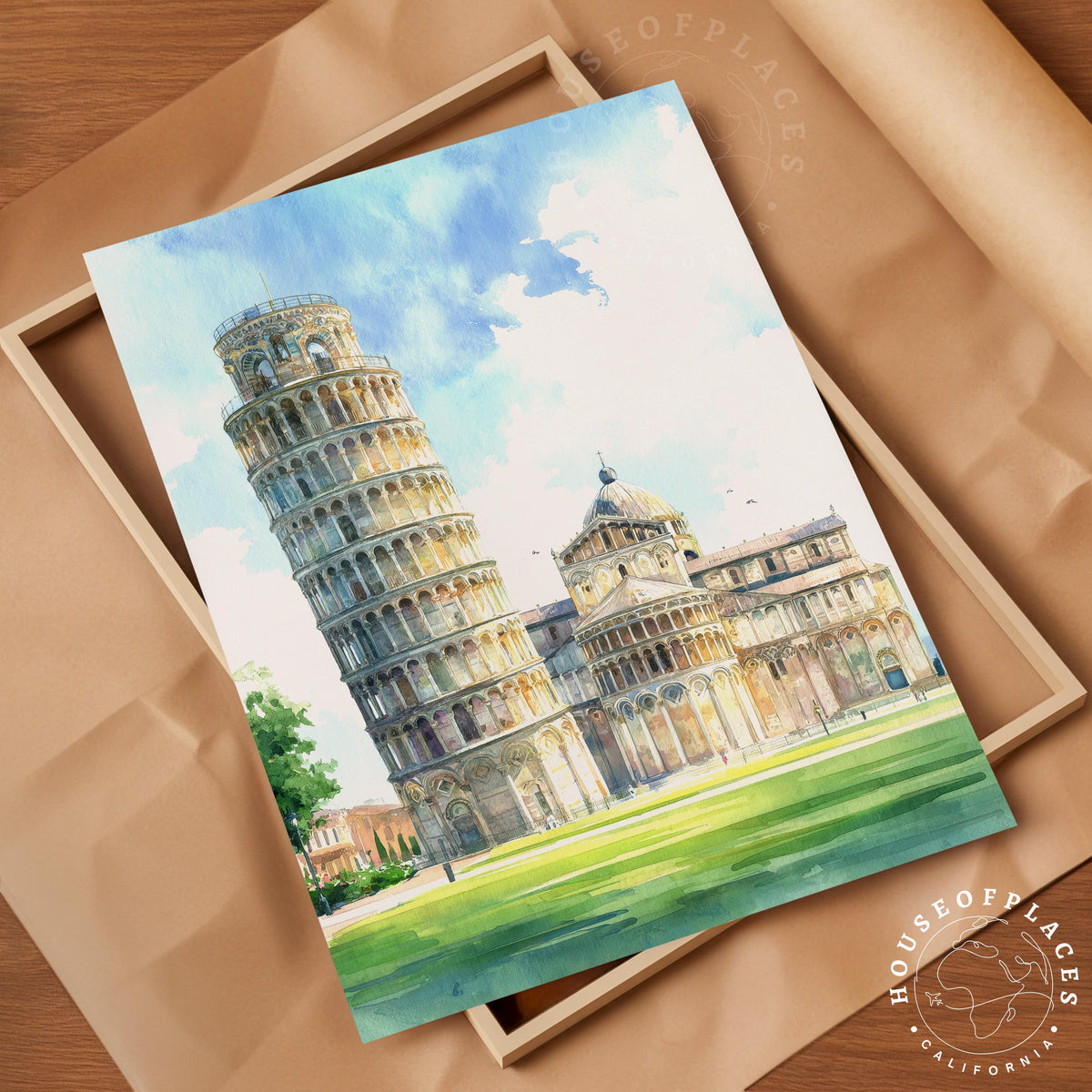 Pisa travel poster – view 4