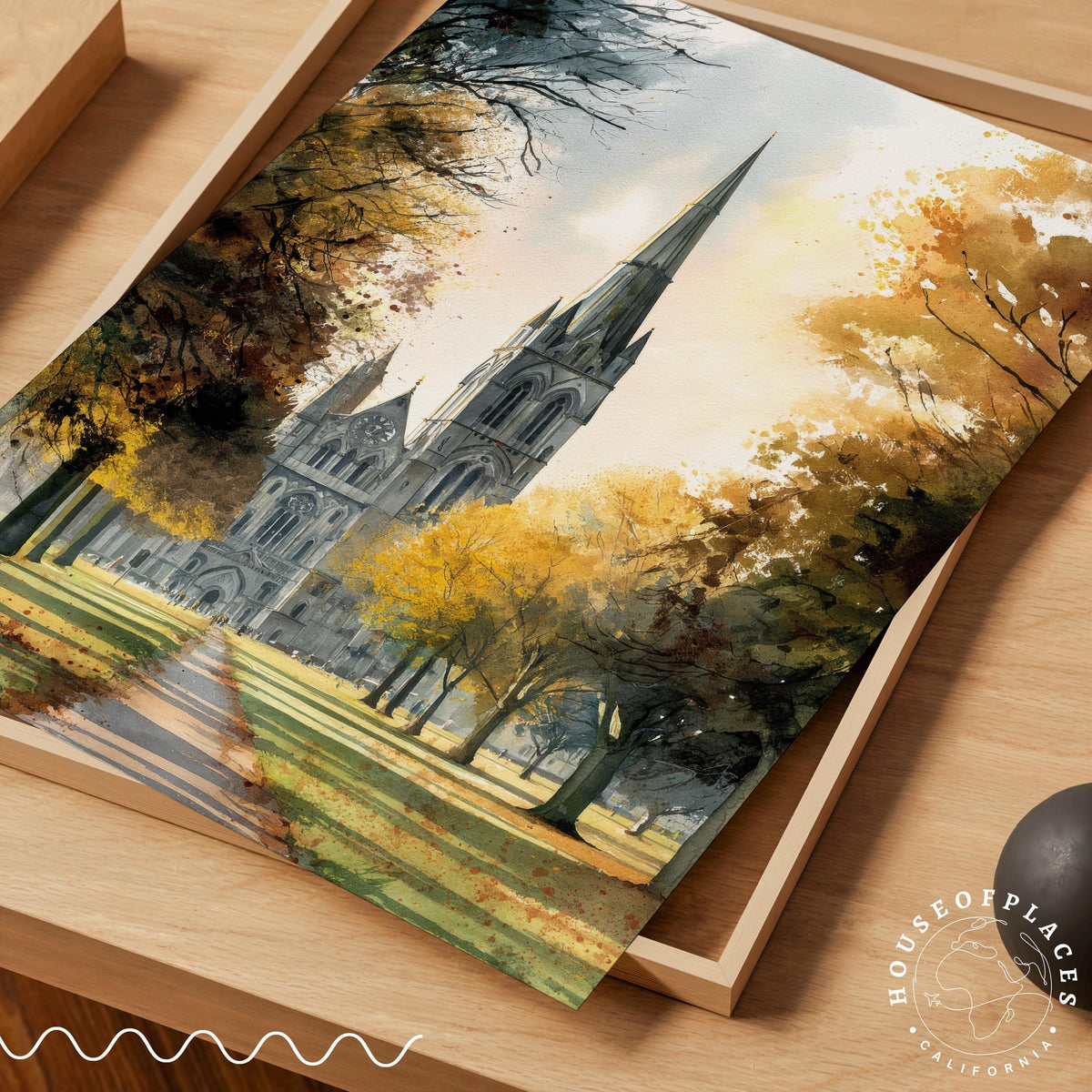 Salisbury Cathedral travel poster – view 7