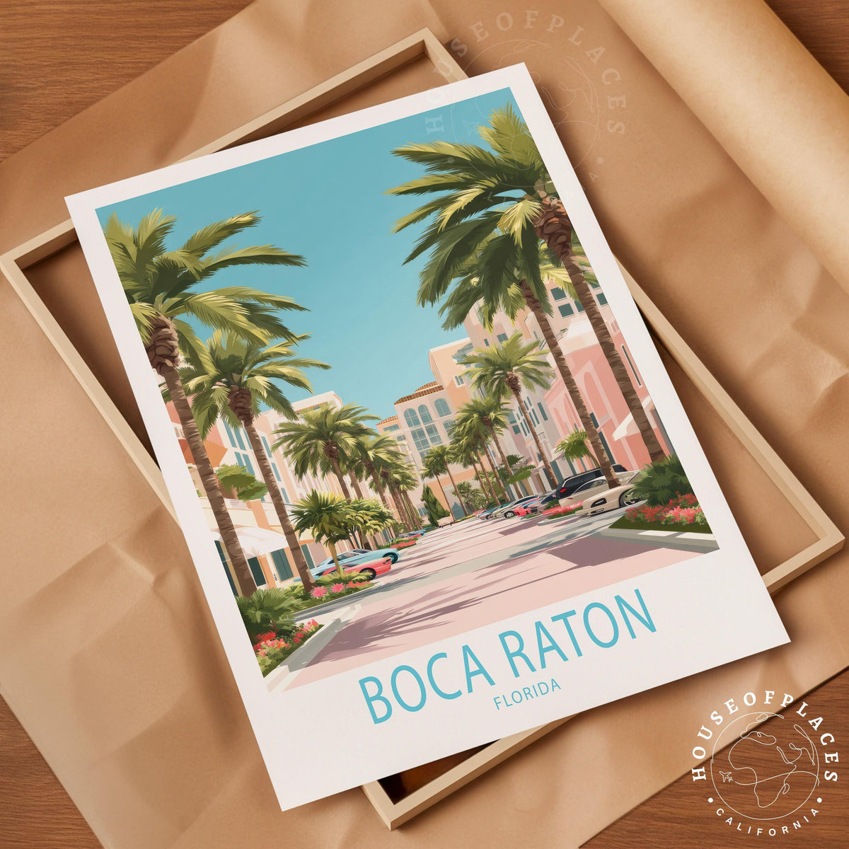 Boca Raton travel poster – view 4