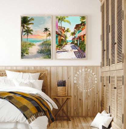 Sarasota Florida Beach travel poster – view 9